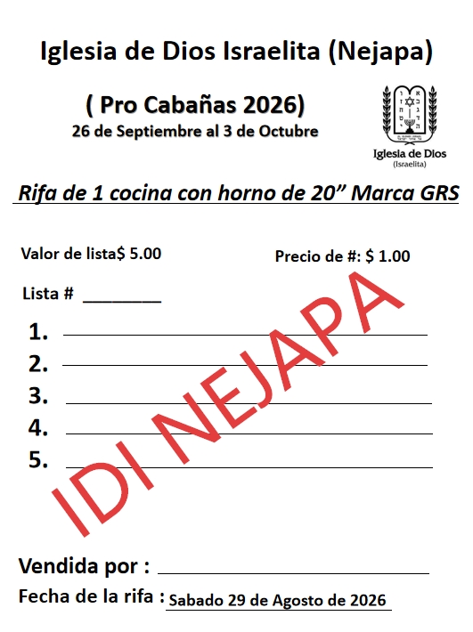 Foto de RIFA PRO-CABAÑAS 2026